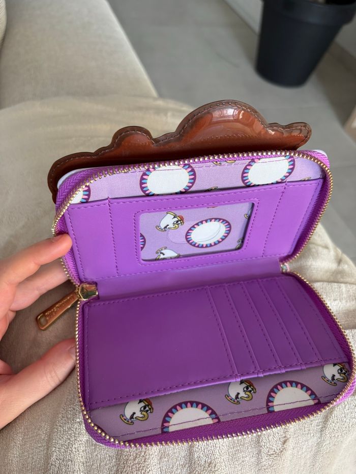 Portefeuille Loungefly zip la belle et la bête - photo numéro 4