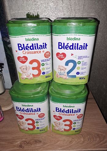 Lot de lait bledilait 