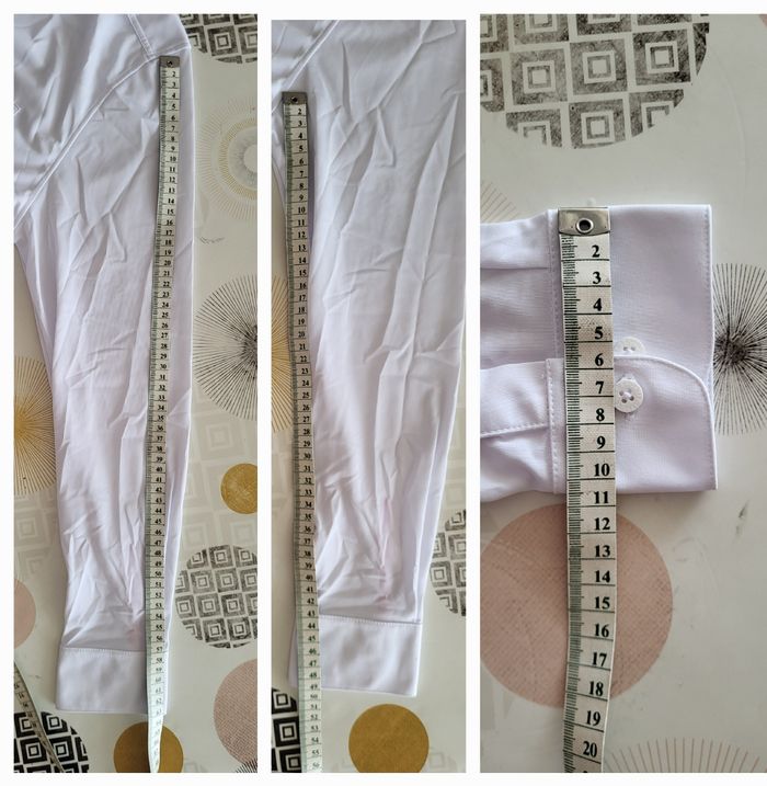 Le Coq Sportif Chemise ML TM/TFr38 - Blanche&Revers Rose- Officielle JO Paris 2024 - photo numéro 9