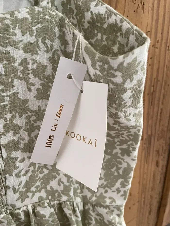 Robe en lin Kookai t 42 - photo numéro 7