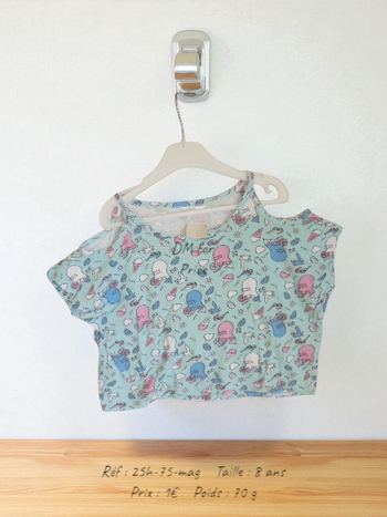 T-shirt 8 ans (25h-75-mag)
