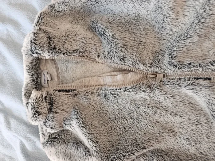 Gilet 74cm absoba gris doux au toucher - photo numéro 6