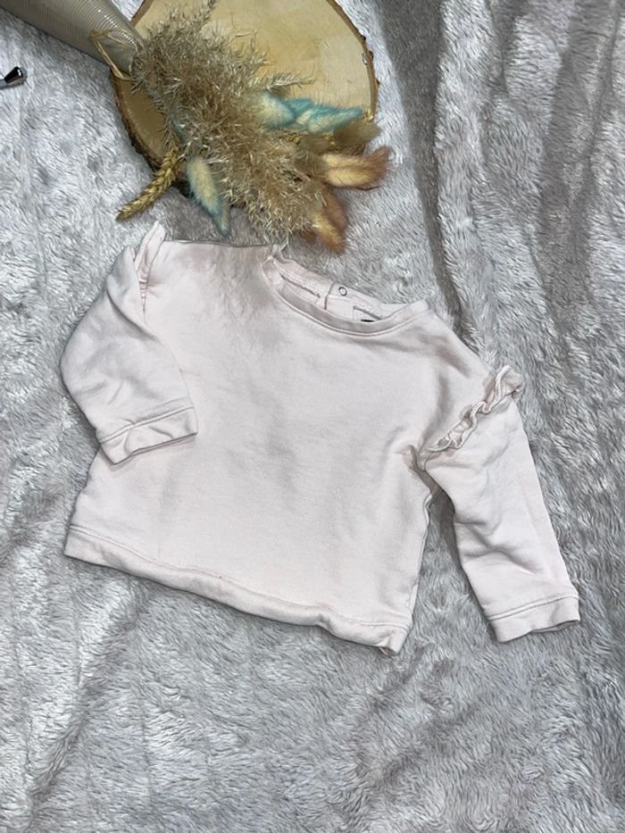 Sweat rose Kiabi 12 mois