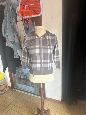 Gilet veste à capuche et zip femme D&Z fashion