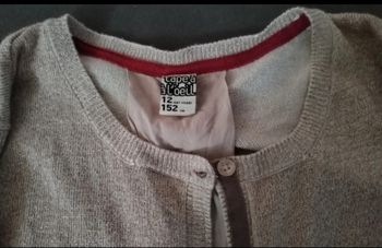 Gilet élégant dorée pailleté "Tape à l'œil" comme neuf