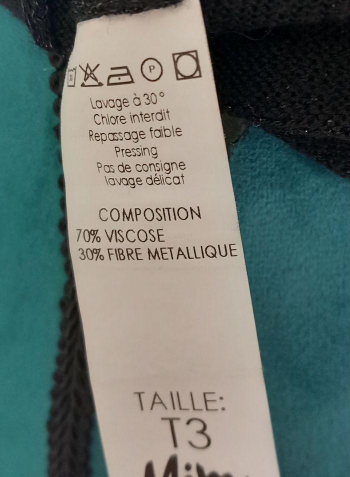 Pull sans manches noir à paillettes Mim - photo numéro 6