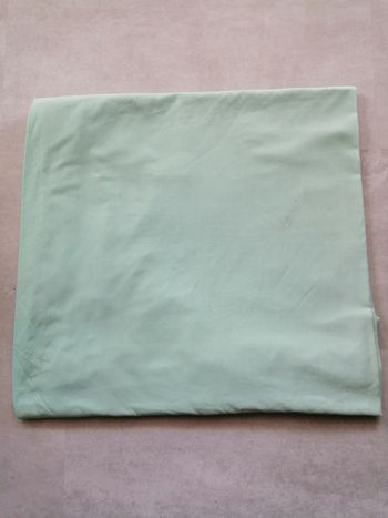 drap housse vert clair 90 x 190 cm pour lit 1 pers