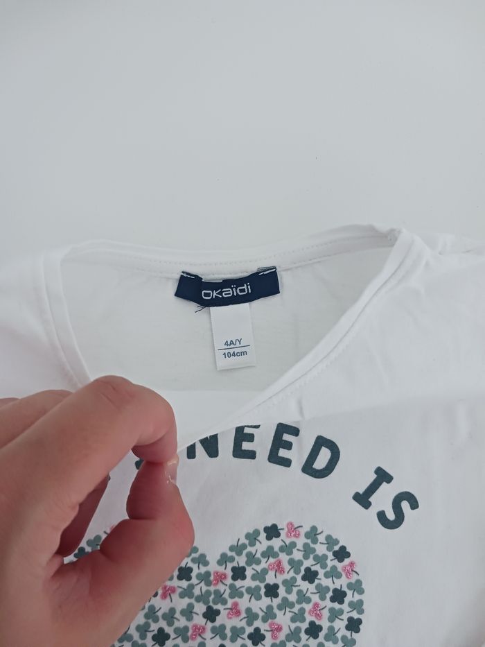 T-shirt manches longues fille - photo numéro 2