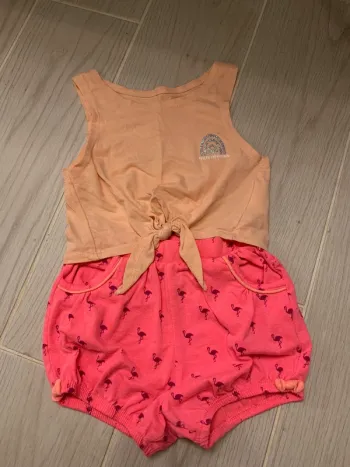 Ensemble été fille 12m