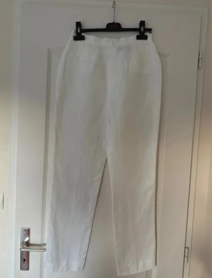 Pantalon en lin neuf Caroll - photo numéro 5