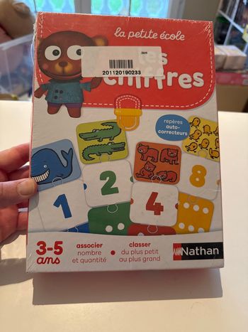 Nathan la petite école, les chiffres, neuf sous blister