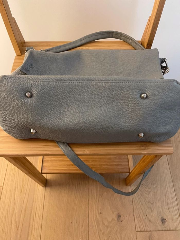 sac à main gris - photo numéro 6