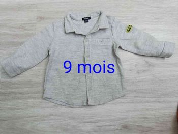 Chemise Kiabi 9 mois tbe