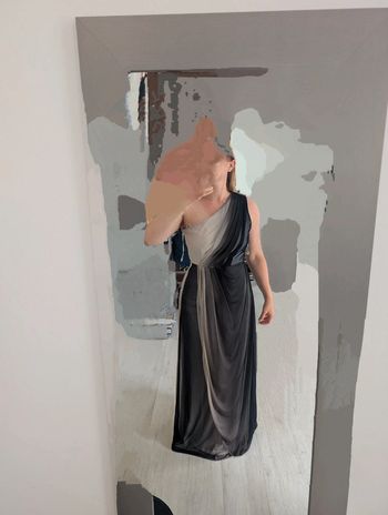 Robe longue style empire