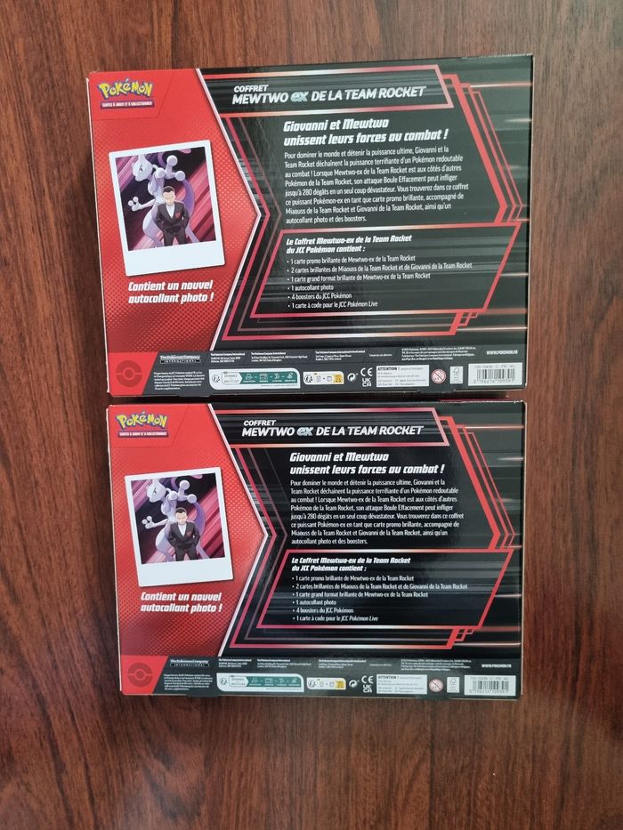 2 coffrets pokemon Mewtwo - photo numéro 3