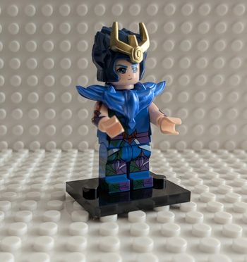 Figurine : Ikki du Phénix , Chevalier de Bronze ( Edition limitée), style Lego