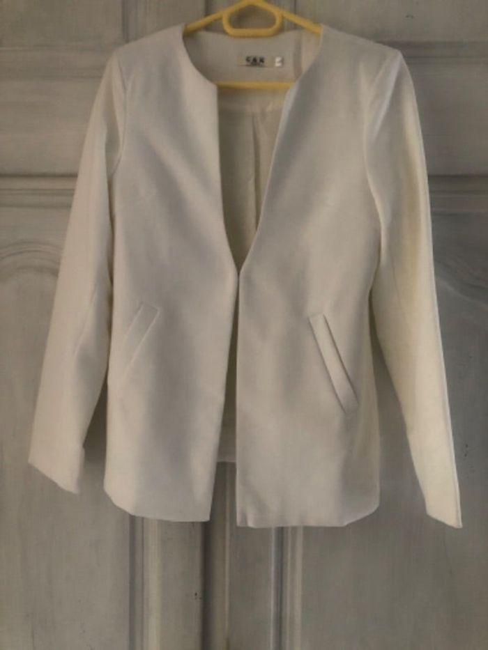 Veste blanc cassé