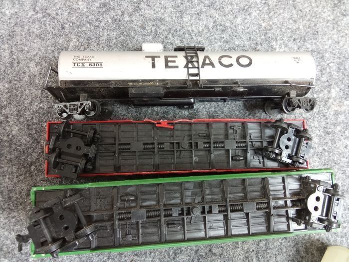 Lot de 7 wagons de marchandises pour train électrique fobbi - photo numéro 10