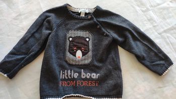 Pull 23 mois ours obaibi