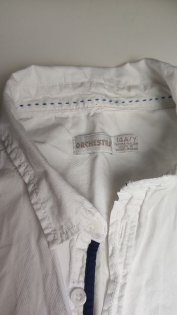 Chemise manches courtes orchestra 14 ans