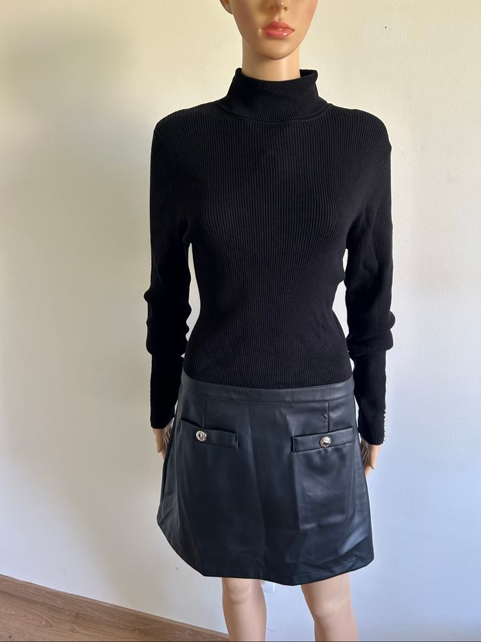 Robe noire neuve bi matière Morgan taille 42 (valeur 75€)