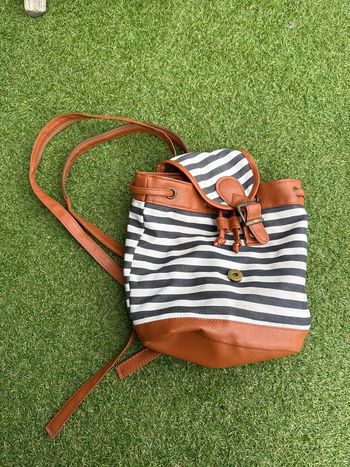 Mini sac à dos marinière