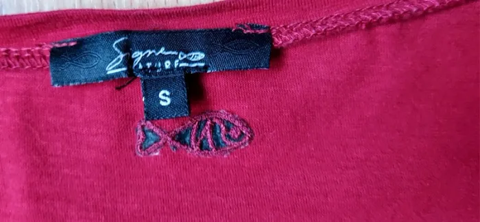 Robe rouge bordeaux manches longues - photo numéro 4