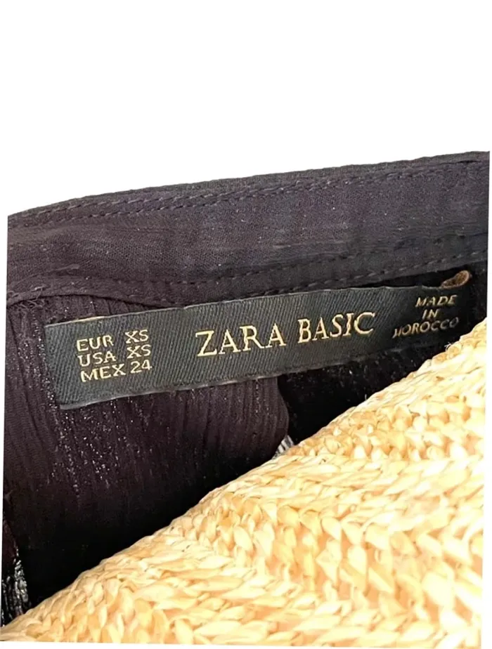 Sublime blouse chemise manche longue noir fluide Zara taille XS - photo numéro 18