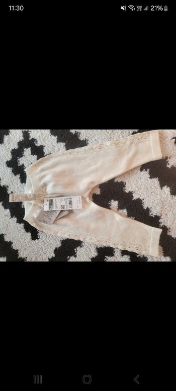 Pantalon bébé fille 3-6 mois