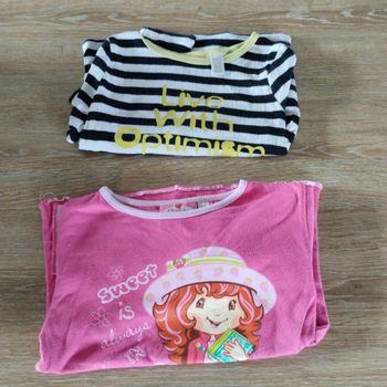 Lot 2 hauts manches longues 4 ans