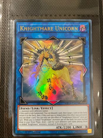 Carte Yu-Gi-Oh! : Knightmare Unicorn - MP19-EN028