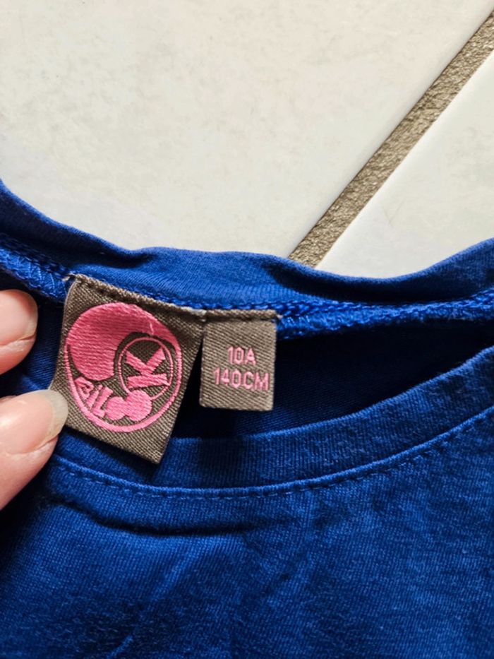 T-shirt MC fille chauve souris 10 ans CHEV - photo numéro 3