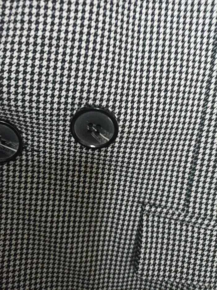 Blazer a carreaux mi long - photo numéro 3