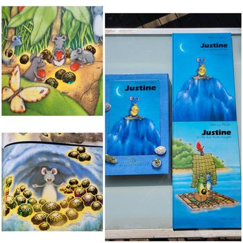 Superbe Coffret grand format Justine tome 1 et 2, éditions Nord-Sud