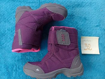 Bottes de neige après-ski imperméables Quechua T.32 quasi neuves