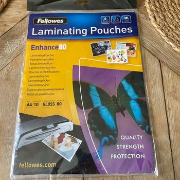Pochettes à plastifié