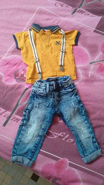 #manu_7896garcon2ans Ensemble polo jean