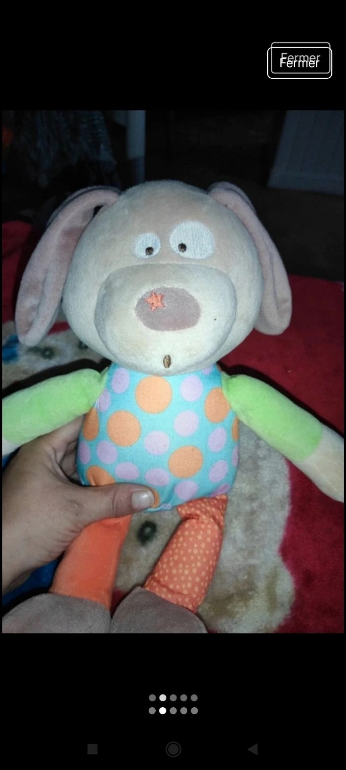 Très belle peluche doudou Chicco p4 - photo numéro 2