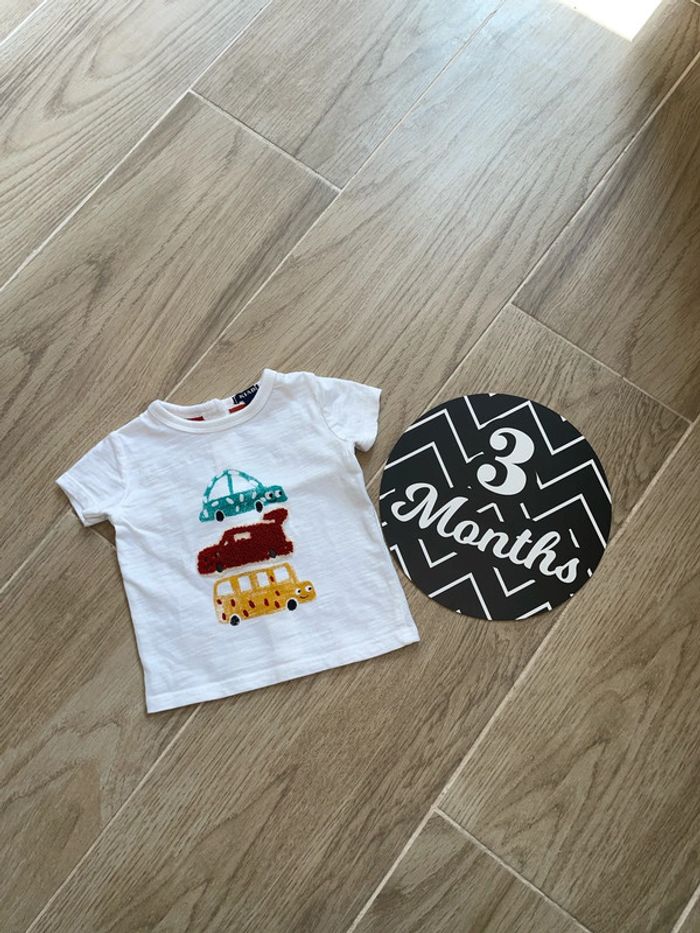 T-shirt manches courtes 3 mois