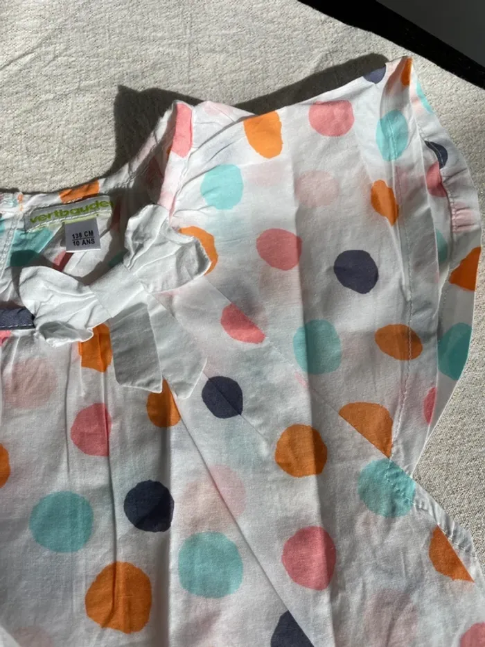 Blouse vertbaudet 10 ans neuve - photo numéro 5