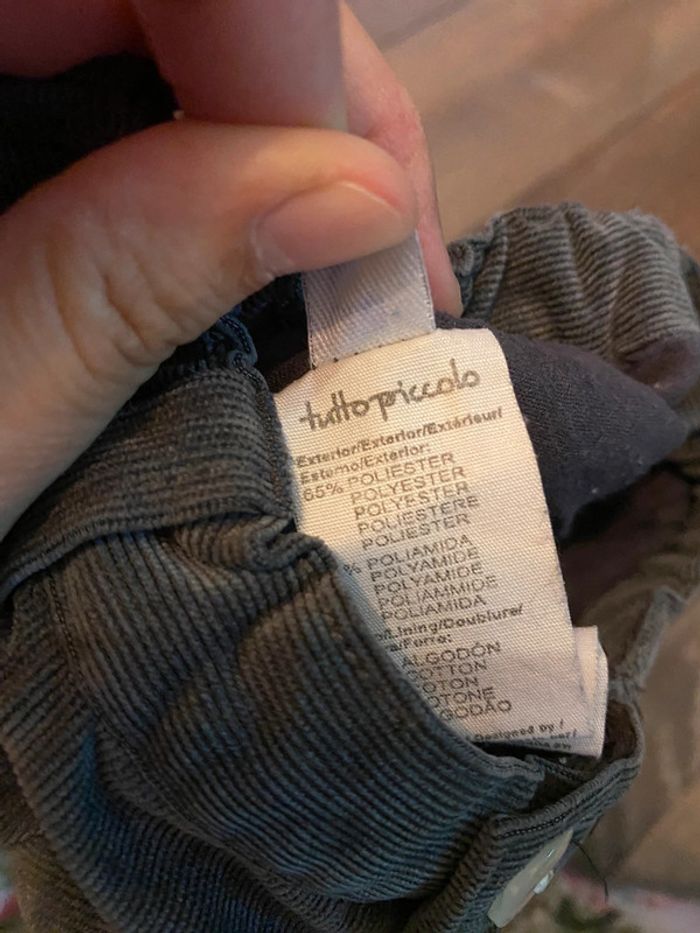 Pantalon gris anthracite 9 mois tutto piccolo - photo numéro 4