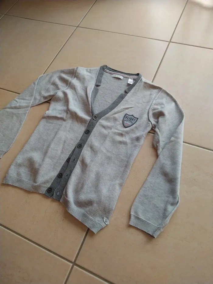 Gilet garçon taille 10 ans marque Okaïdi - photo numéro 4