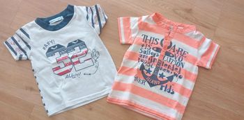 Lot 2 tee shirts manches courtes