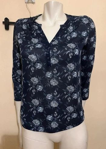 🍭 Blouse bleu et blanche manches longues 🍭