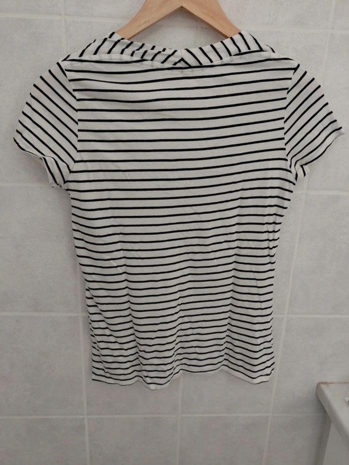 Tee shirt marinière comme neuf - photo numéro 4