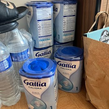 6 boîtes de Lait gallia calisma
