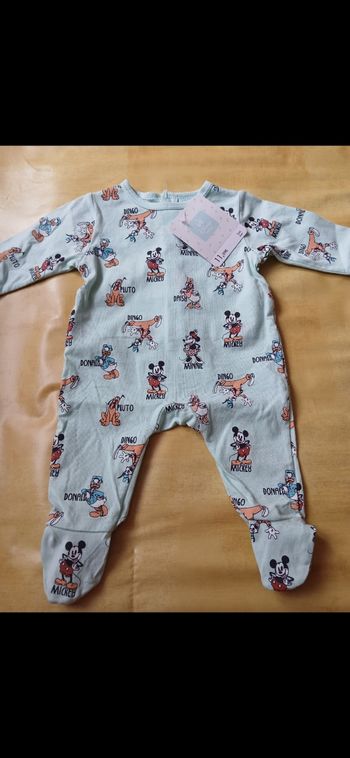 Pyjamas garçon en coton Mickey disney 54 cm 1 mois