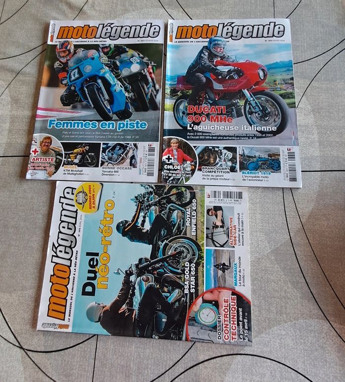 Lot magazines sur les motos *Moto légende* - photo numéro 3