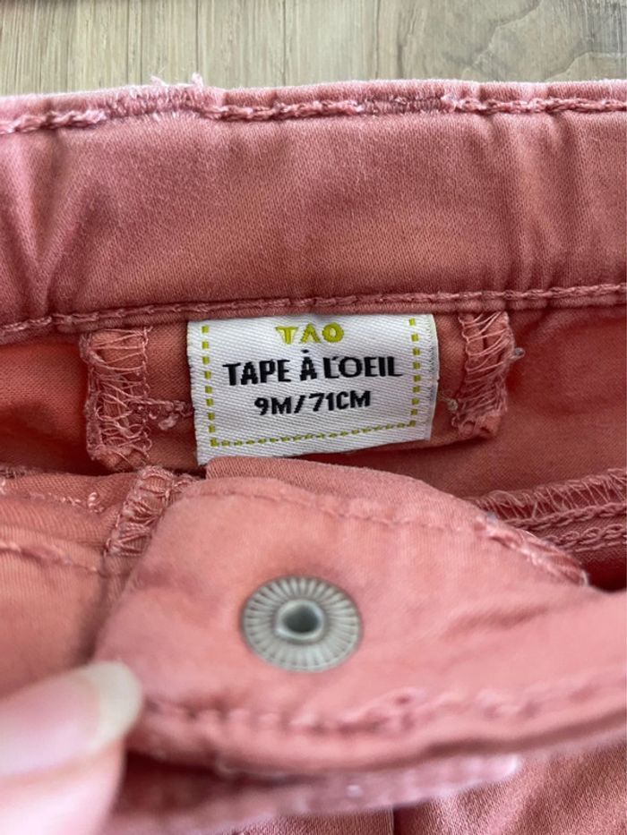 Pantalon fille Tape à l’œil 9 mois - photo numéro 2