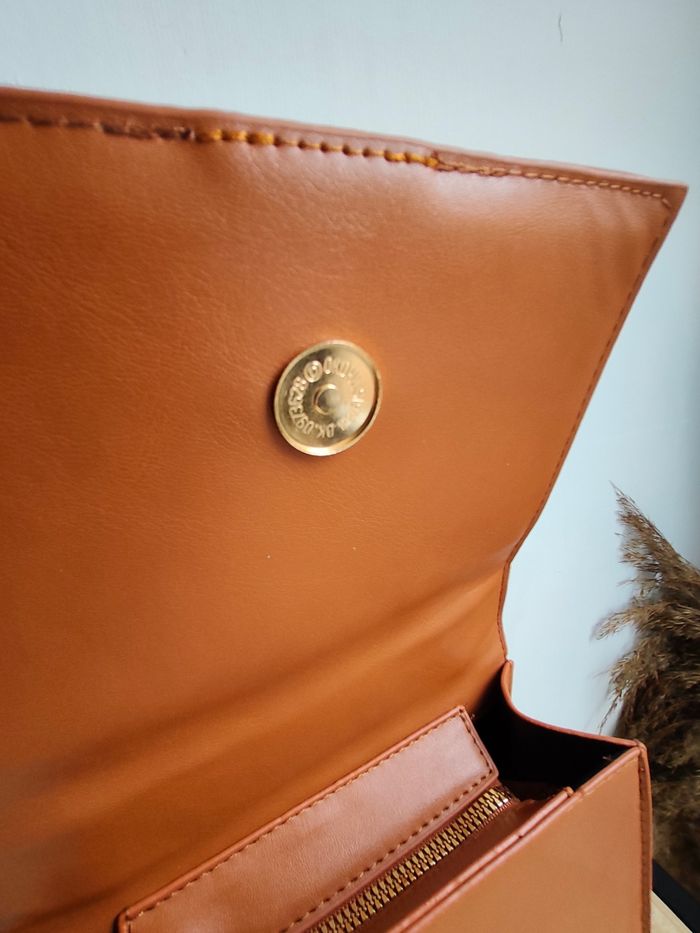 Sac Bandoulière brodé cognac - photo numéro 8